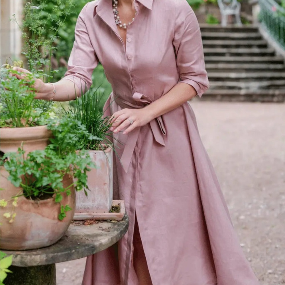 Beautiful 100% linen dress